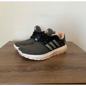 Gray and Pink Adidas Running Shoes size 5